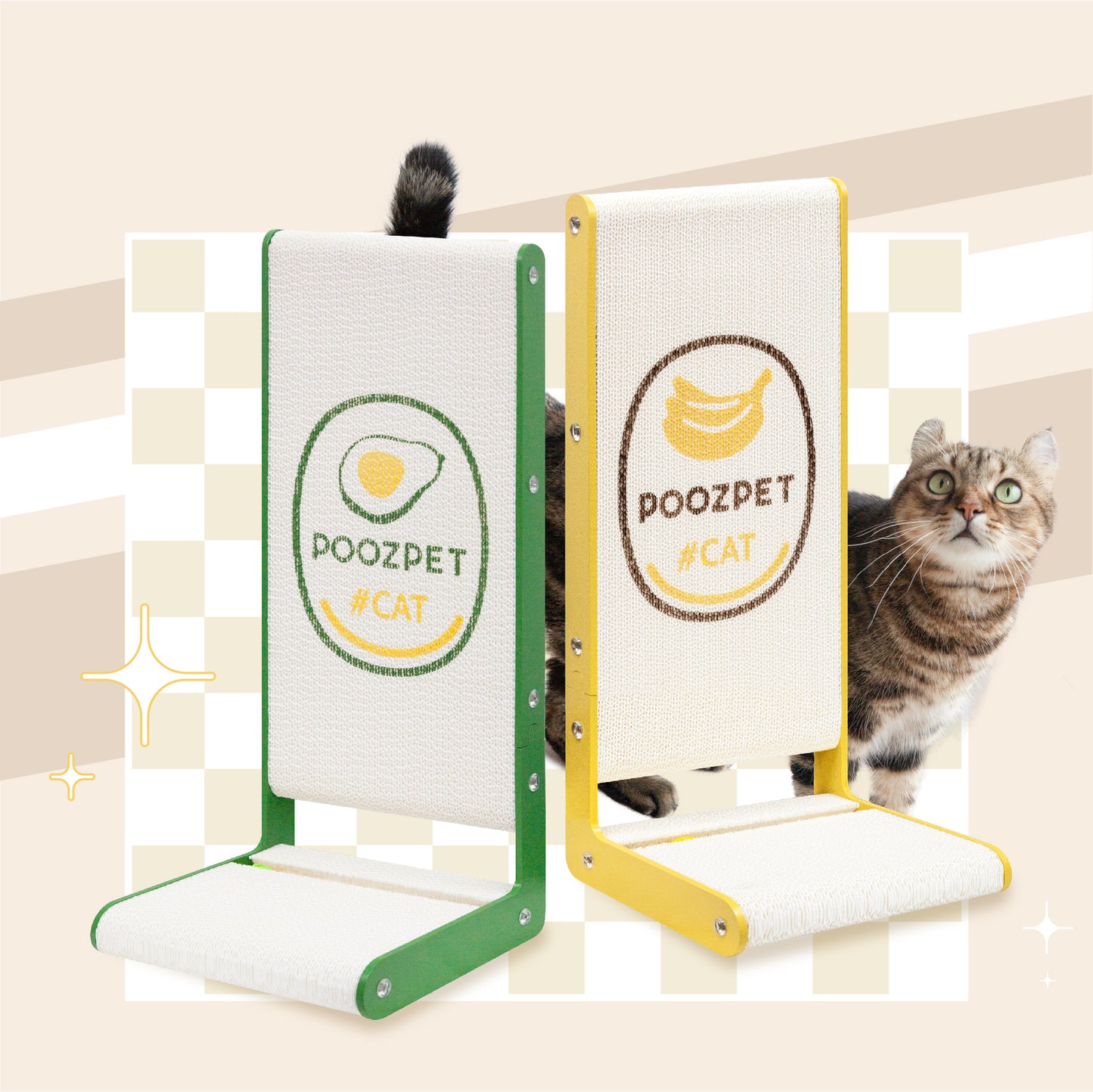 "Elegant Paws" Scratching Board